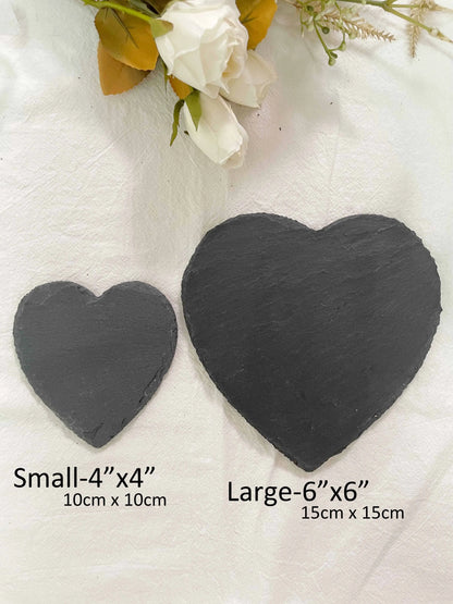 Custom Engraved Pet Memorial Stone,  Heart Shape Dog Cat Memorial Plaque Garden Stone, Personalized Slate Pet Loss Gift - key words
