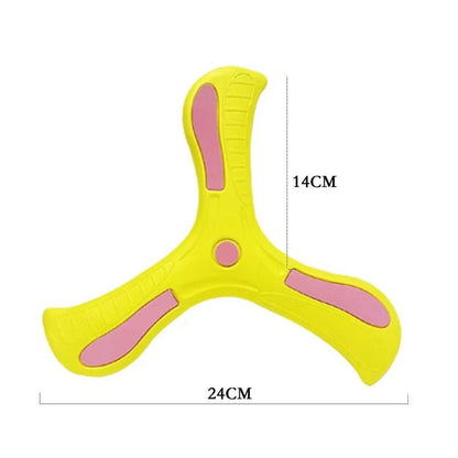 1PC Flying Boomerang Pet Dog Toy Outdoor Accessories Interactive Boomerang Outdoor Children Toys Pet Supplies Dog Training Toys - key words