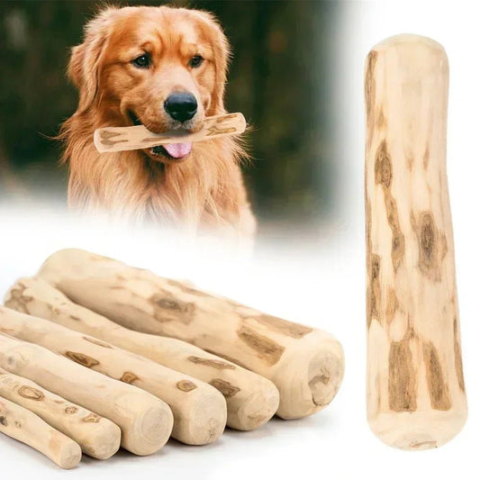 Durable Coffee Wood Chew Stick for Dogs - Natural Anxiety Relief & Teeth Cleaning Pet Toy - key words
