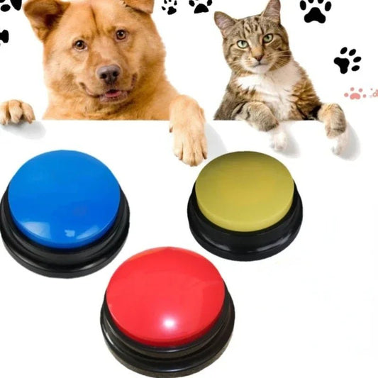 Personalized Sound Buzzers Recordable Answer Buzzers Talking Button Dogs Button for Communication Dog Training - key words