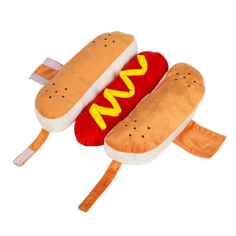 Funny Halloween Costumes For Dogs Puppy Pet Clothing Hot Dog Design Dog Clothes Pet Apparel Dressing Up Cat Party Costume Suit - key words