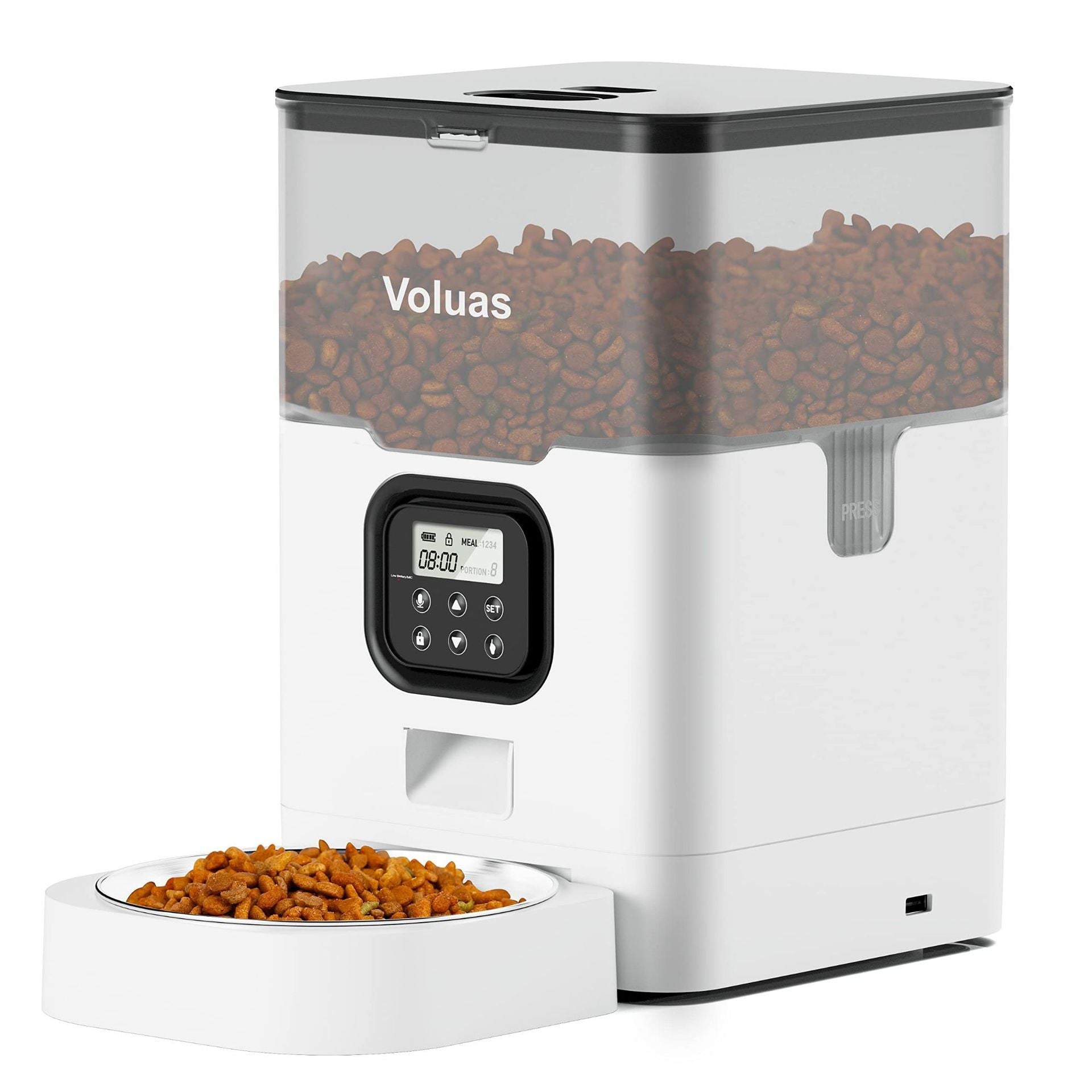 Household Pet Intelligent Automatic Double Meal Feeder - key words