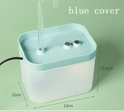 Automatic Cat Water Fountain Auto Filter USB Electric Mute Cat Drinker Bowl 1.5L Recirculate Filtring Drinker For Cats Pet Water Dispenser - key words