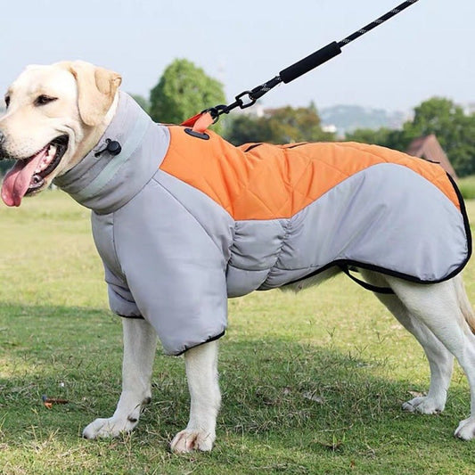 New Winter Dog Coat Waterproof Pet Clothes For Medum Large Dogs Warm Thicken Dog Vest Custome Labrador Jacket - key words