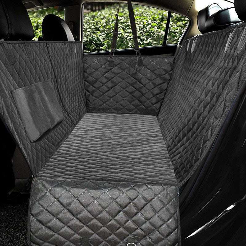 Dog Car Seat Cover View Mesh Pet Carrier Hammock Safety Protector Car Rear Back Seat Mat With Zipper And Pocket For Travel - key words