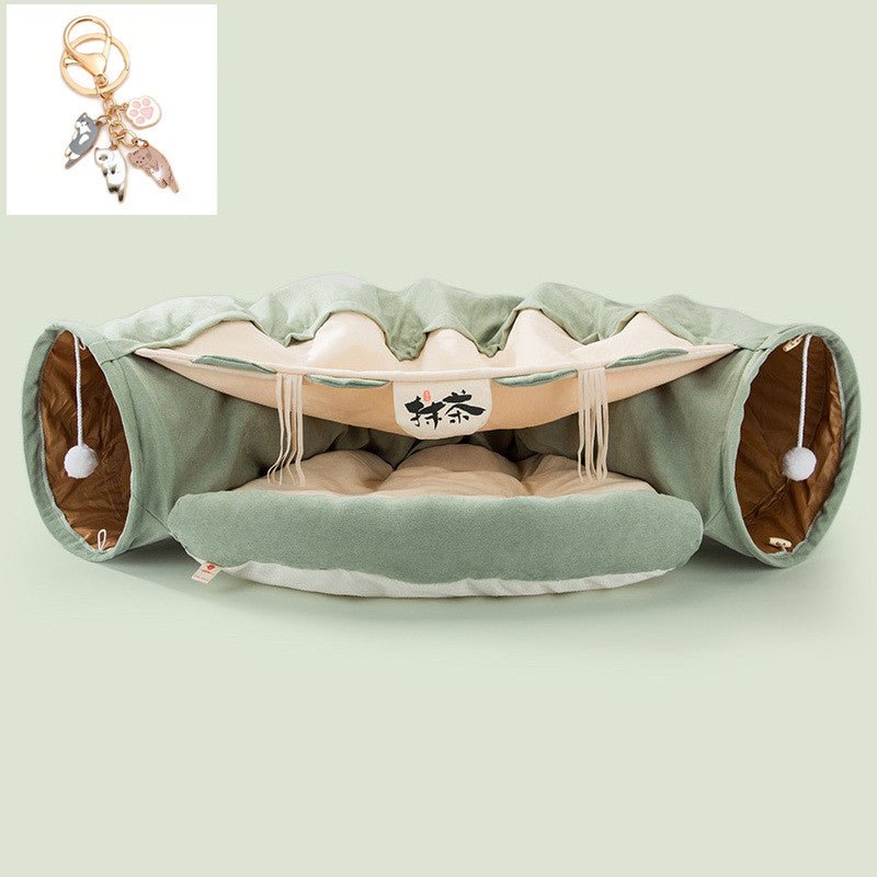 Collapsible Cat Tunnel Durable Washable Collapsible - key words