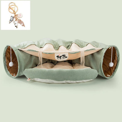 Collapsible Cat Tunnel Durable Washable Collapsible - key words