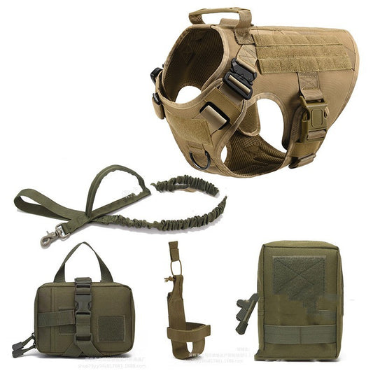 Tactical Dog Harness Pet German Shepherd K9 Training Vest Dog Harness And Leash Set For All Breeds Dogs - key words