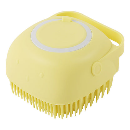 Silicone Dog Bath Massage Gloves Brush Pet Cat Bathroom Cleaning Tool Comb Brush For Dog Can Pour Shampoo Dog Grooming Supplies - key words