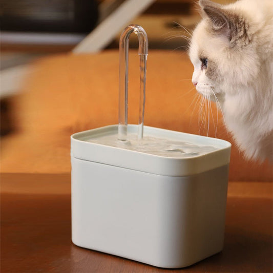 Automatic Cat Water Fountain Auto Filter USB Electric Mute Cat Drinker Bowl 1.5L Recirculate Filtring Drinker For Cats Pet Water Dispenser - key words