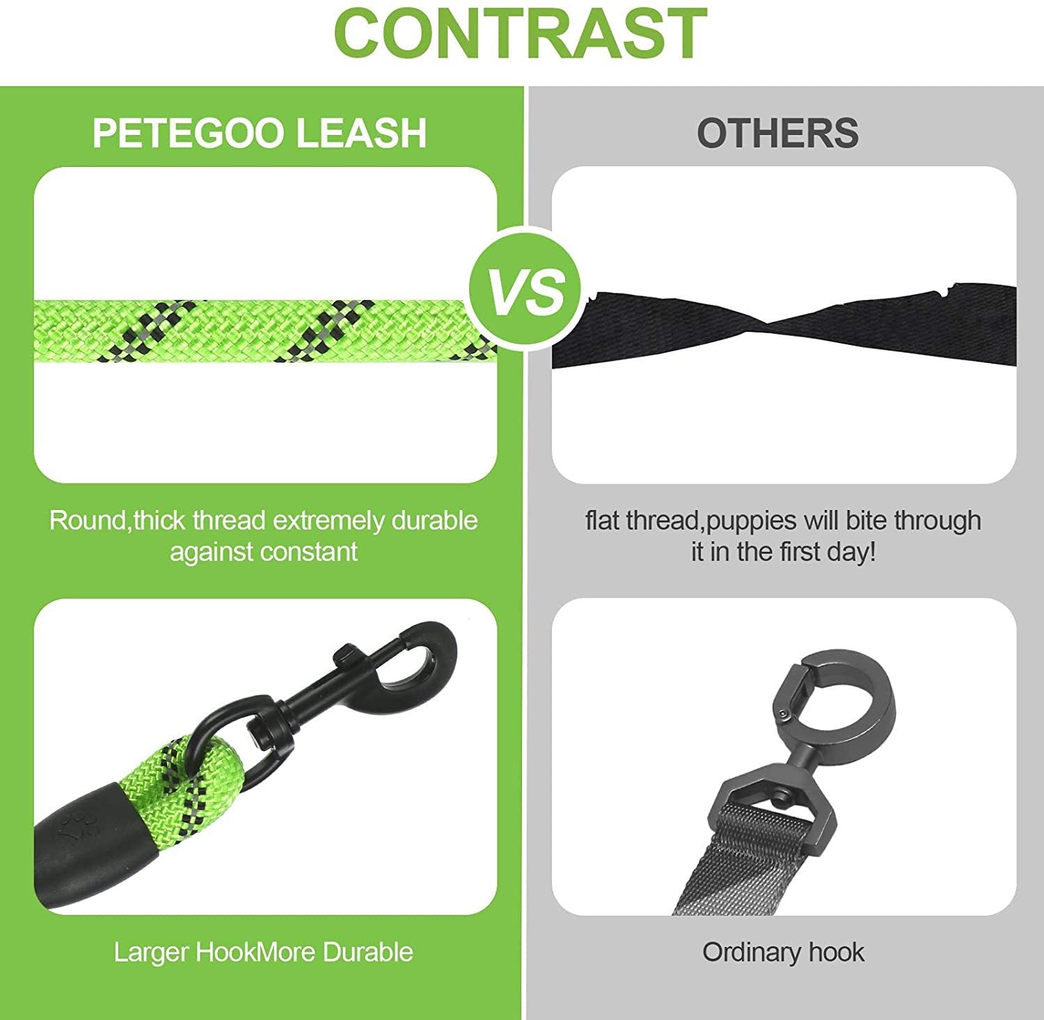 Small Medium Sized Pet Dog Luminous Leash Chain Puppies - key words
