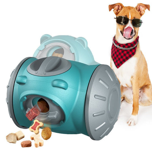 Dog Tumbler Toys Increases Pet IQ Interactive Slow Feeder For Small Medium Dogs Cat Training Balance Car Feeder Pet Toy Pet Products - key words