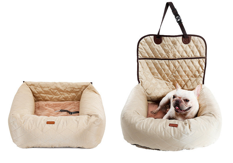 2 In 1 Pet Dog Carrier Folding Car Seat Pad Thickened Multi-purpose Pet Bed Dog Car Mattress Pets Supplies - key words