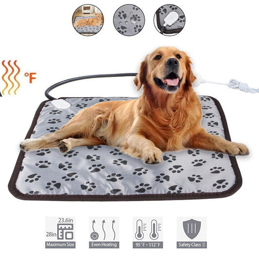 Pet Heating Pad For Dog Cat Heat Mat Indoor Electric Waterproof Dog Heated Pad With Chew Resistant Cord Winter Pet Blanket Warmer - key words