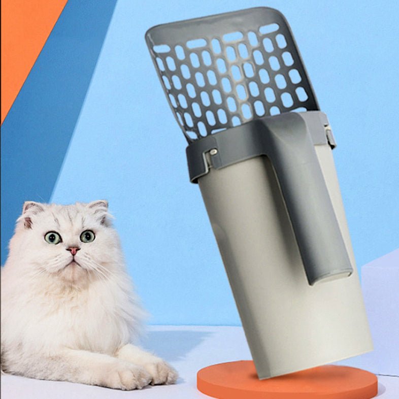 Storage Box Integrated Lazy Cat Litter Shovel Set - key words