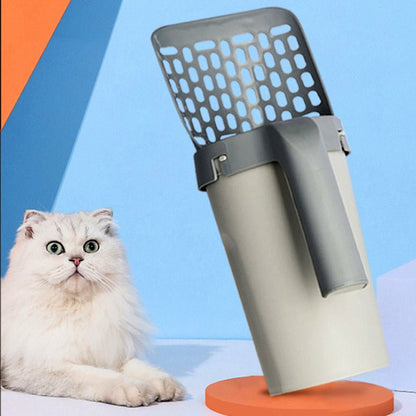 Storage Box Integrated Lazy Cat Litter Shovel Set - key words