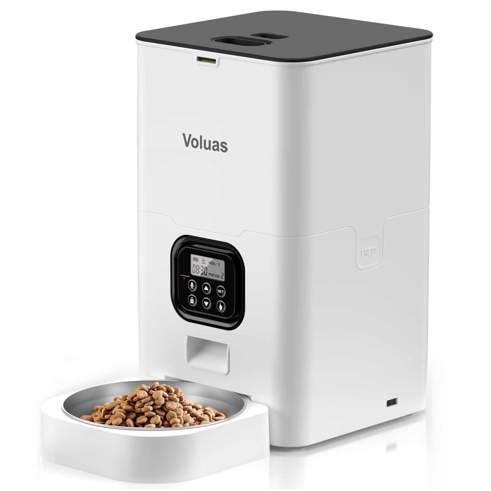 Household Pet Intelligent Automatic Double Meal Feeder - key words
