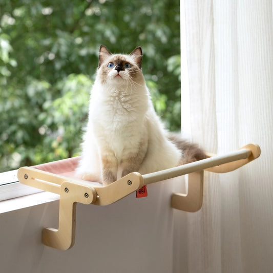 Mewoofun Pet Cat Window Perch 4 Color Wooden Assembly Hanging Bed Cotton Canvas Easy Washable Multi-Ply Plywood New Dropshipping - key words