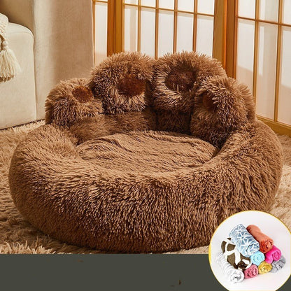 Kennel Warm Medium Large Dog Corgi Golden Retriever Bed Fleece-lined Sofa Mattress - key words
