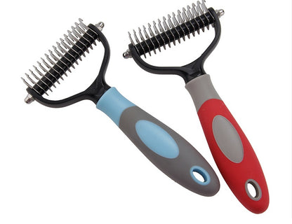 Pets Dematting Comb Pet Dog Cleaning Hair Removal Comb - key words