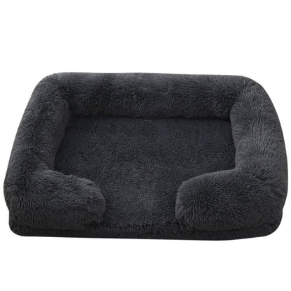 Plush Round Pet Bed Dog Bed Winter - key words