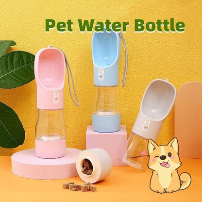 Pet Dog Water Bottle Feeder Bowl Portable Water Food Bottle Pets Outdoor Travel Drinking Dog Bowls Water Bowl For Dogs - key words