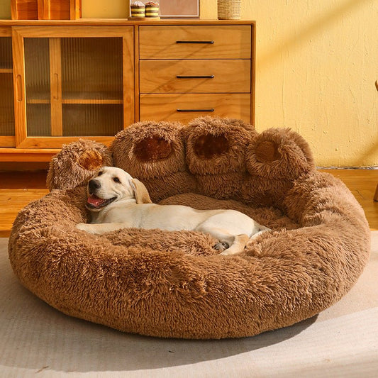 Kennel Warm Medium Large Dog Corgi Golden Retriever Bed Fleece-lined Sofa Mattress - key words