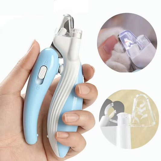 Pet Nail Clippers Dog Nail Clippers Cat Nail Clippers LED Electric Nail Grinder Pet Supplies LED Light Pet Nail Clippers - key words