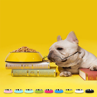 Dog Supplies Bowls Large Stainless Steel Food Bowls Pet Cat Bowls - key words