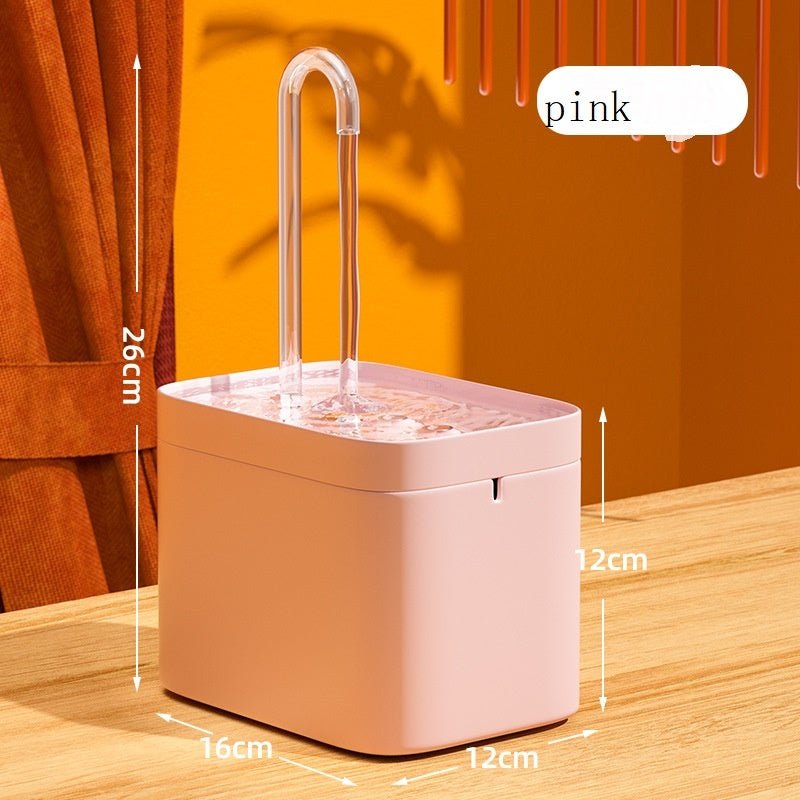 Automatic Cat Water Fountain Auto Filter USB Electric Mute Cat Drinker Bowl 1.5L Recirculate Filtring Drinker For Cats Pet Water Dispenser - key words
