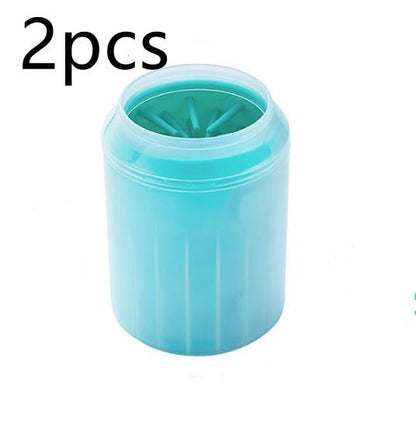 Pet Paw Cleaner Cleaning Kit Cup Soft Brush Can - key words