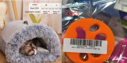 New Splice Portable Pet Nest Portable Autumn And Winter Warm Dog Nest Moisture-proof Long Fur Cat Nest Cross Border Pet Nest - key words