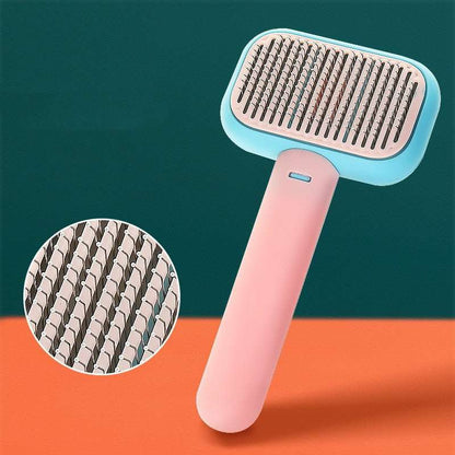 New Pet Cat Dog Hair Brush Hair Massage Comb Open-Knot Brush Grooming Cleaning Tool Stainless Steel Comb - key words