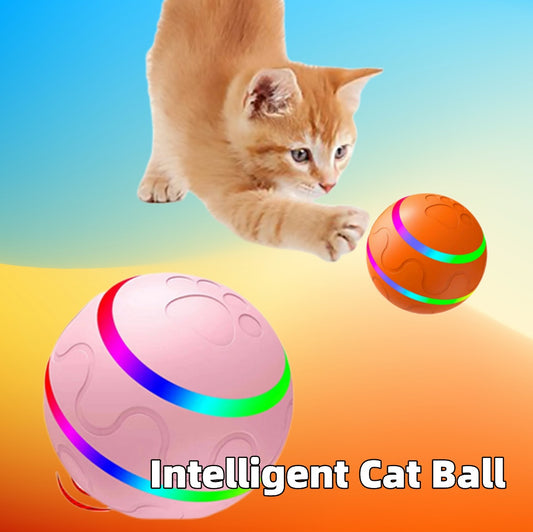 Pet New Cat Wicked Ball Toy Intelligent Ball USB Cat Toys Self Rotating Ball Automatic Rotation Ball - key words