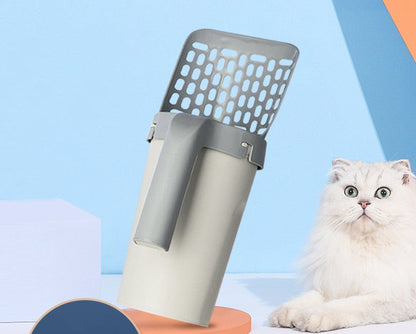 Storage Box Integrated Lazy Cat Litter Shovel Set - key words