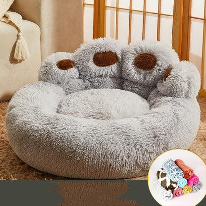 Kennel Warm Medium Large Dog Corgi Golden Retriever Bed Fleece-lined Sofa Mattress - key words
