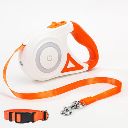 Dog Leash Retractable Leash And Dog Collar Spotlight Automatic Pet Dog Cat Traction Rope For Small Medium Dogs Pet Product - key words