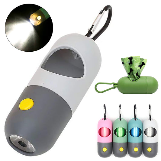 Led Light Pet Waste Bag Dispenser For Dogs Cats Dog Poop Scooper Bags Waste Bags Holder Dispensers Pet Clean Accessories - key words