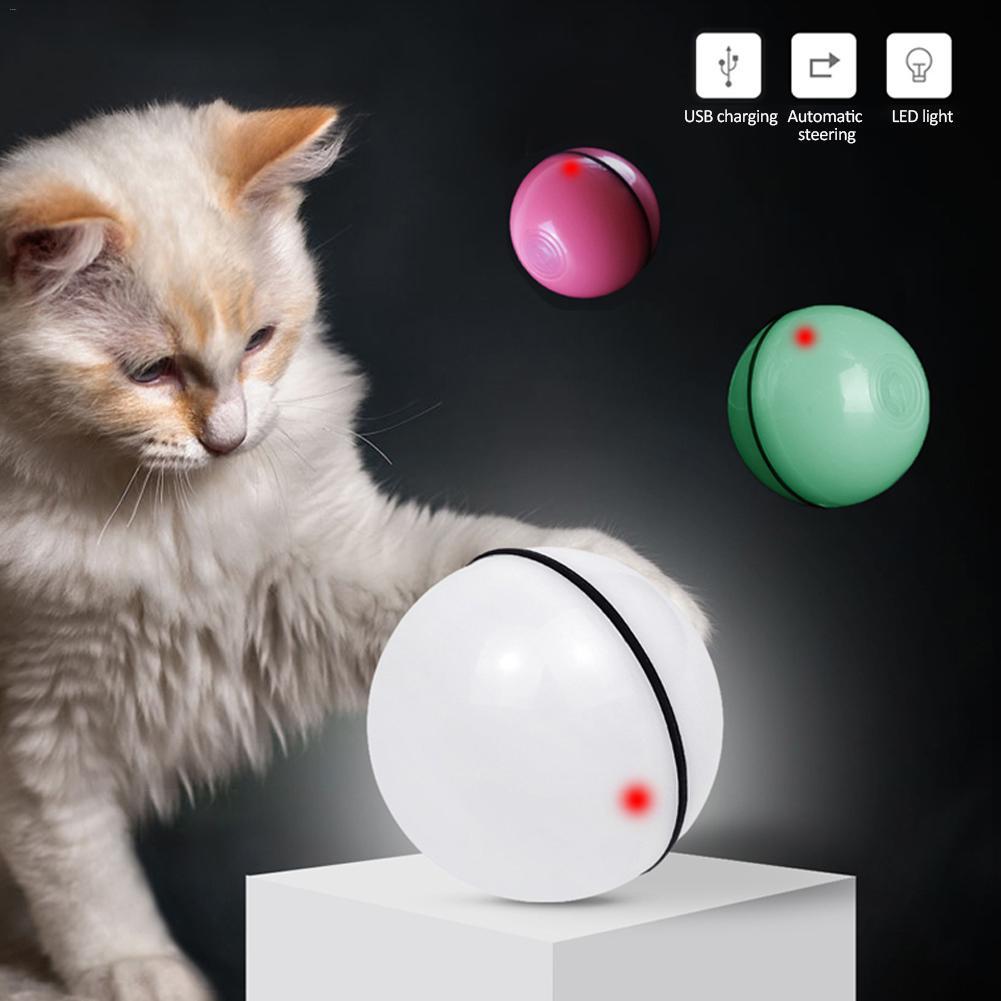 LED Laser Electronic Rolling Pet Funny Cat Toy Ball - key words
