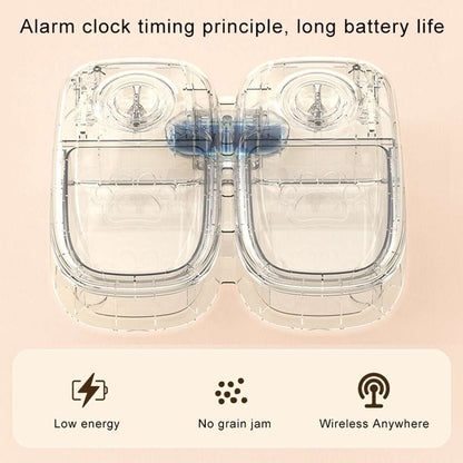 Automatic Pet Feeder Smart Food Dispenser For Cats Dogs Timer Stainless Steel Bowl Auto Dog Cat Pet Feeding Pets Supplies - key words