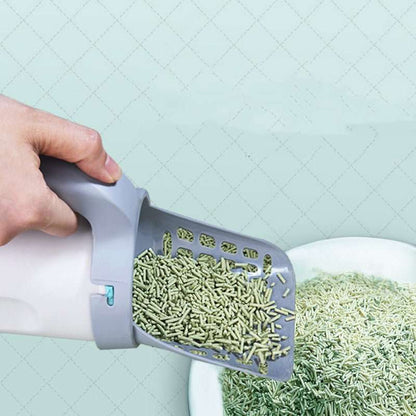 Storage Box Integrated Lazy Cat Litter Shovel Set - key words