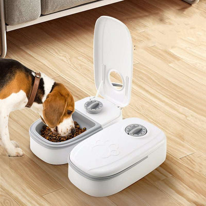 Automatic Pet Feeder Smart Food Dispenser For Cats Dogs Timer Stainless Steel Bowl Auto Dog Cat Pet Feeding Pets Supplies - key words