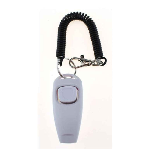 Everpeakgoods Dog Training Clicker Whistle with Wrist Coil