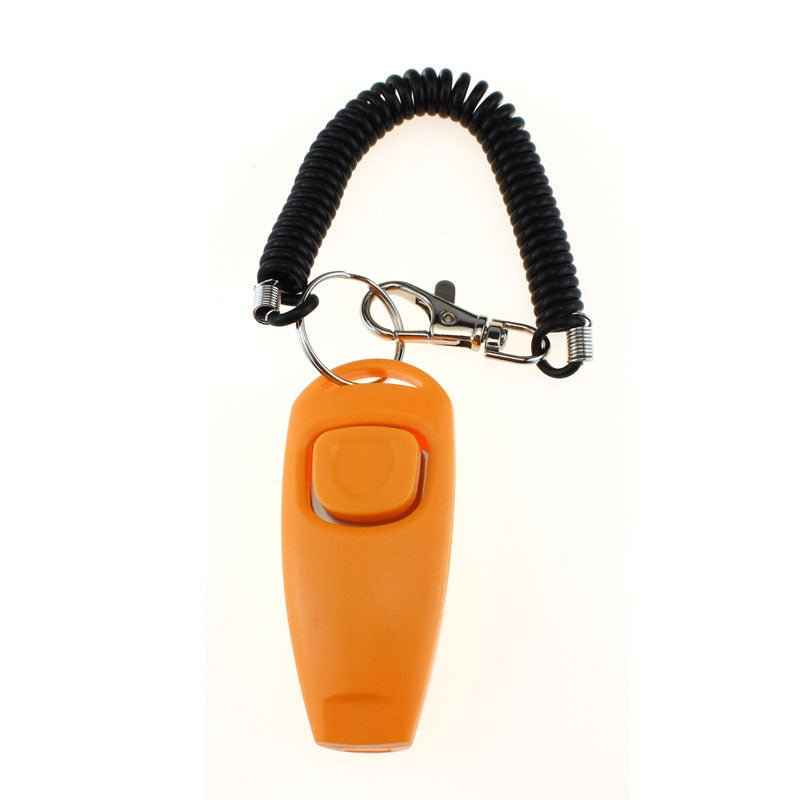 Everpeakgoods Dog Training Clicker Whistle with Wrist Coil