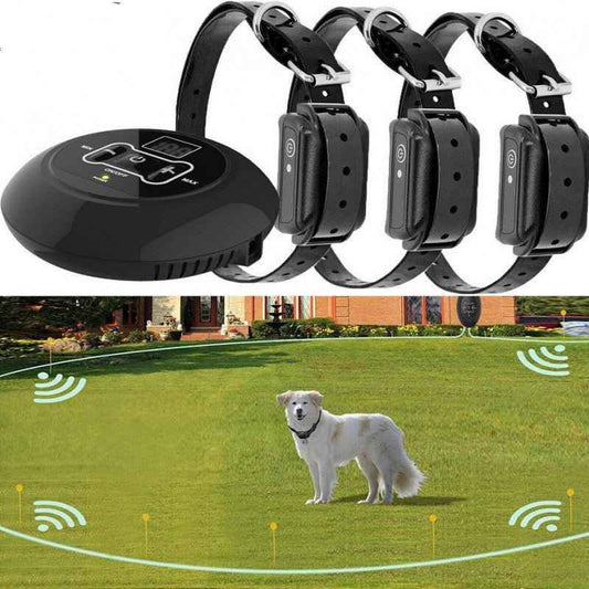 Everpeakgoods Wireless Dog Fence System with 3 Collars